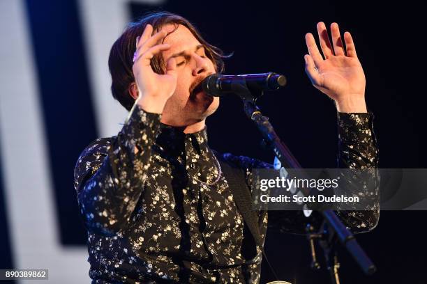 Singer Mark Foster of the band Foster the People performs onstage during night two of KROQ Almost Acoustic Christmas 2017 at The Forum on December 9,...