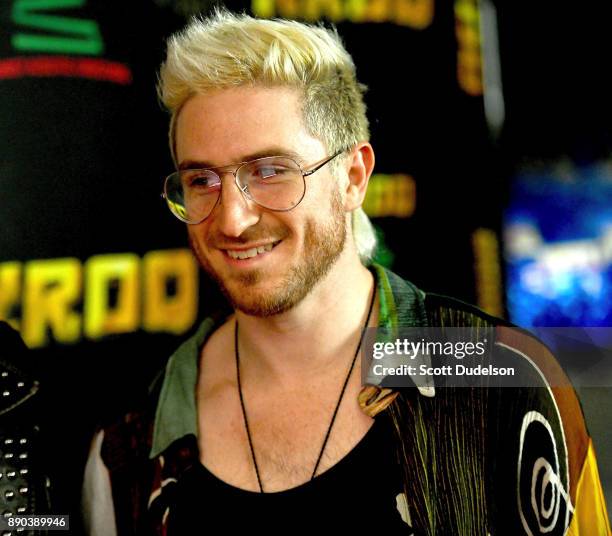 Singer Nicholas Petricca of the band Walk the Moon attends night two of KROQ Almost Acoustic Christmas 2017 at The Forum on December 9, 2017 in...