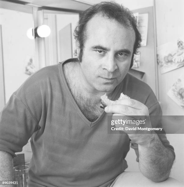 English actor Bob Hoskins, 1985.