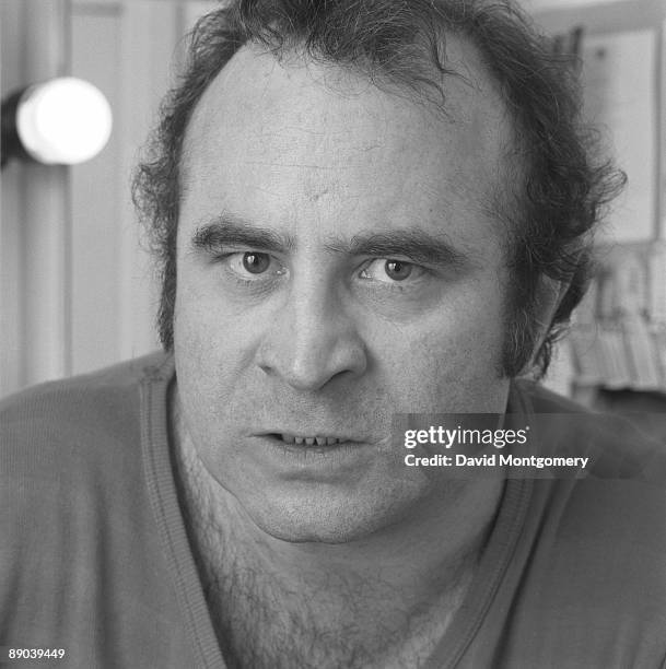 English actor Bob Hoskins, 1985.