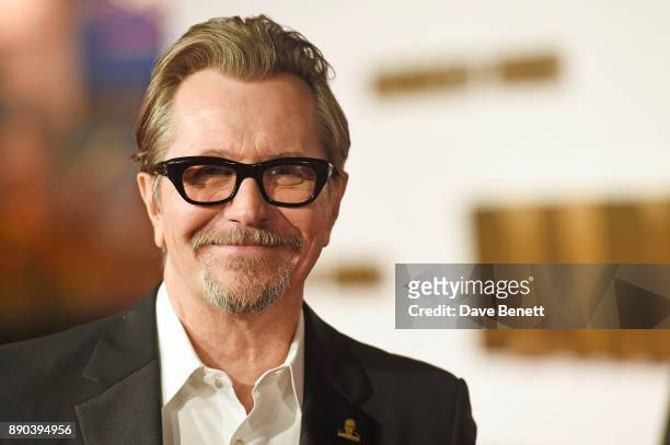Gary Oldman attends the UK Premiere of "Darkest Hour" at Odeon Leicester Square on December 11, 2017 in London, England.