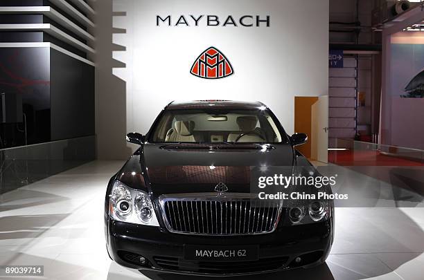 Maybach 62 Sedan is displayed at the 6th China Changchun International Automobile Fair at the Changchun International Convention & Exhibition Center...