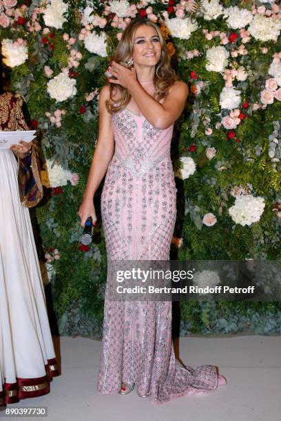 Support of "Breast Cancer Research Foundation", actress Elizabeth Hurley attends Indian millionaire Sudha Reddy gives 135000 Euros to the "Action...