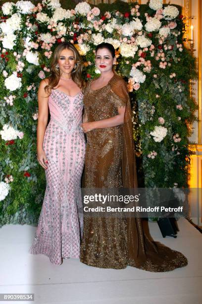 Support of "Breast Cancer Research Foundation", actress Elizabeth Hurley and Indian millionaire Sudha Reddy attend Sudha Reddy gives 135000 Euros to...