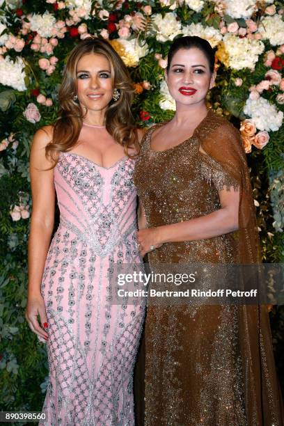 Support of "Breast Cancer Research Foundation", actress Elizabeth Hurley and Indian millionaire Sudha Reddy attend Sudha Reddy gives 135000 Euros to...