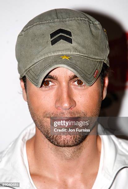 Singer Enrique Iglesias attends the Capital FM Summertime Ball at the Emirates Stadium on June 7, 2009 in London, England.