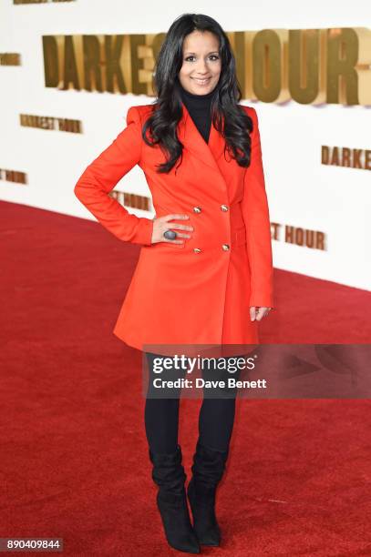 Sonali Shah attends the UK Premiere of "Darkest Hour" at Odeon Leicester Square on December 11, 2017 in London, England.