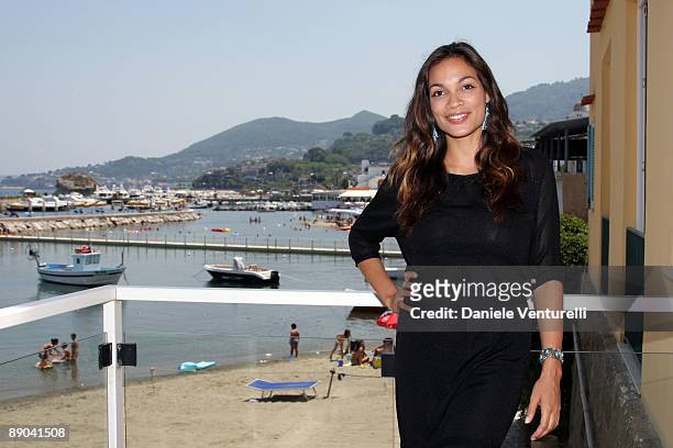 Rosario Dawson attends day four of the Ischia Global Film And Music Festival on July 15, 2009 in Ischia, Italy.