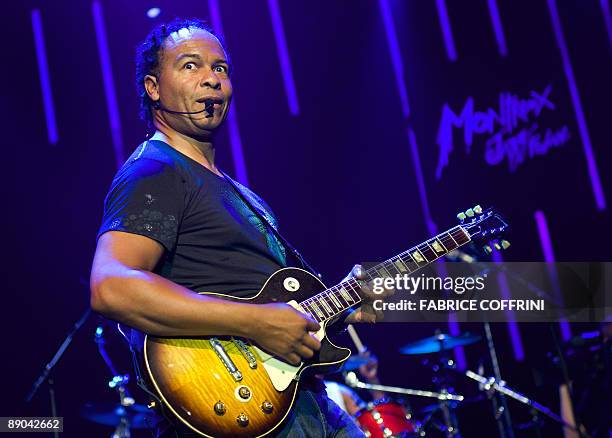 Guitarist and songwriter Ray Parker Jr well know for his theme song of the motion picture Ghostbusters performs on the Auditorium Stravinski stage...