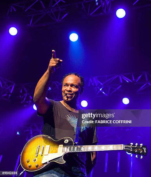 Guitarist and songwriter Ray Parker Jr well know for his theme song of the motion picture Ghostbusters performs on the Auditorium Stravinski stage...