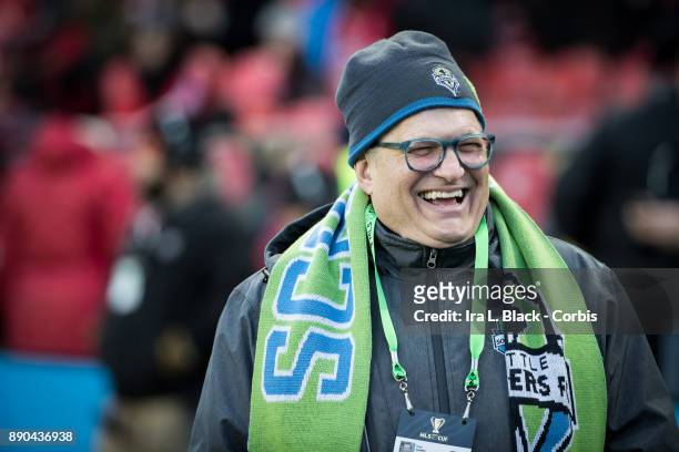 Celebrity Drew Carey during the 2017 Audi MLS Championship Cup match between Toronto FC and Seattle Sounders FC at BMO Field on December 09, 2017 in...