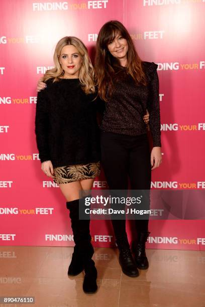 Olivia Cox and Lucy Horobin attend the 'Finding Your Feet'- special screening at The May Fair Hotel on December 11, 2017 in London, England.
