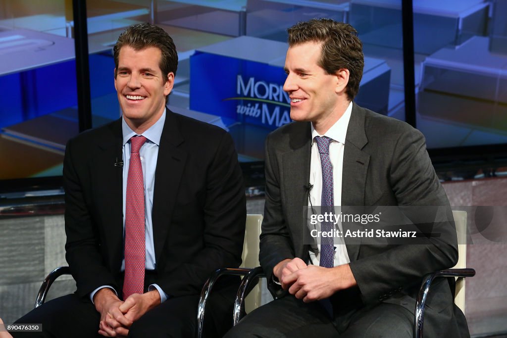 The Winklevoss Twins Visit FOX Business' "Wall Street Week"