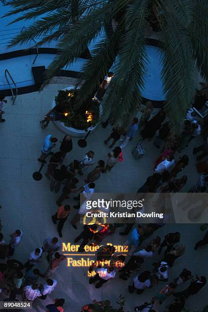 Miami BEACH, FL A general view of atmosphere during the the Mercedes-Benz Fashion Week Swim Offical Kick Off Party 2010 at The Raleigh on July 15,...