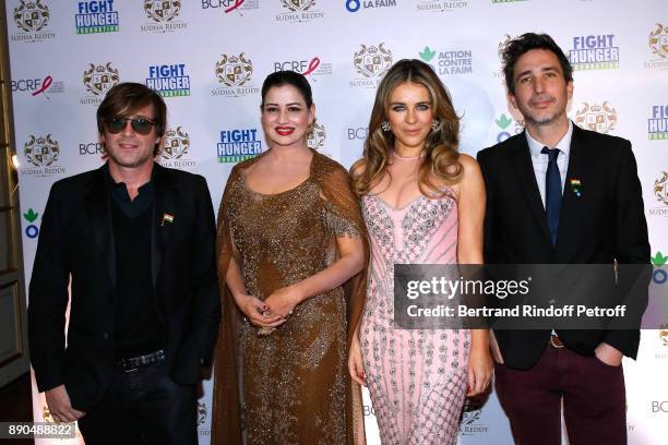 Support of "Action Contre La Faim", singer Thomas Dutronc, Indian millionaire Sudha Reddy, Support of "Breast Cancer Research Foundation", actress...