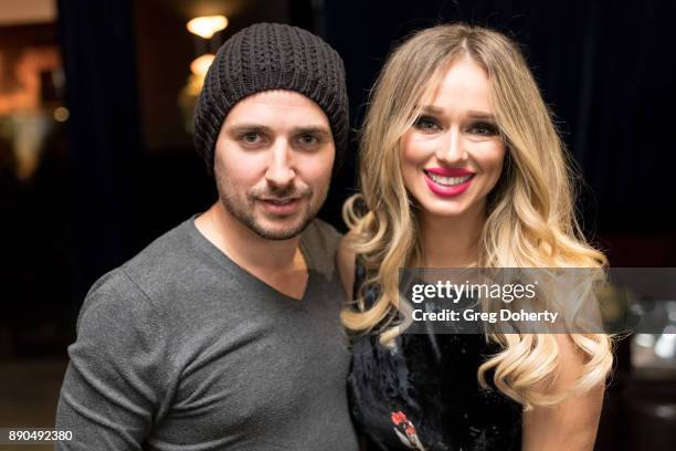 Publisher Katarina Van Derhamn and guests attend the Fashionisers.com Presents The Los Angeles Debut Of Lecoanet Hemant At "One Night In Paris" at...