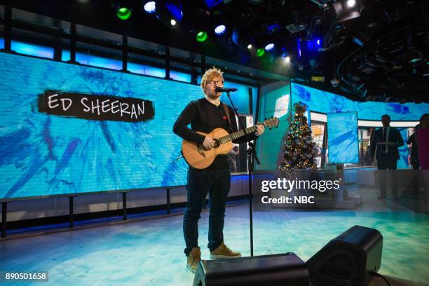 Ed Sheeran on Friday, December 8, 2017 --