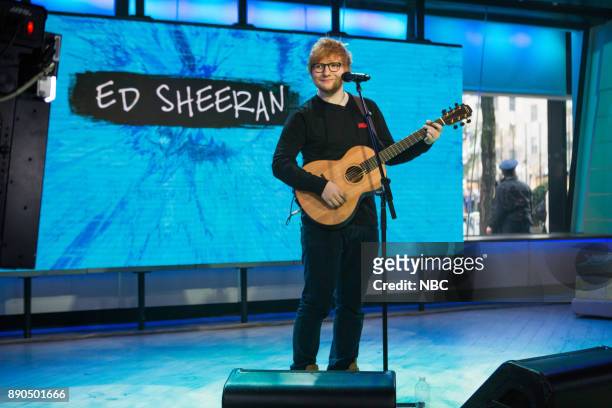 Ed Sheeran on Friday, December 8, 2017 --