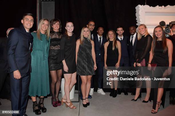 Juventus teams players attend the Juventus Institutional Christmas Dinner on December 11, 2017 in Turin, Italy.