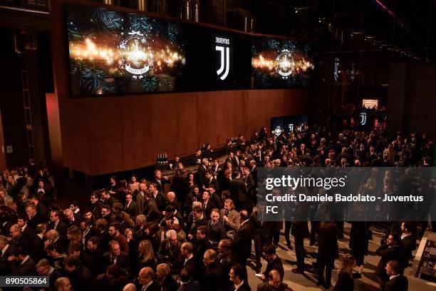 Atmosphere during the Juventus Instutional Christmas Dinner on December 11, 2017 in Turin, Italy.