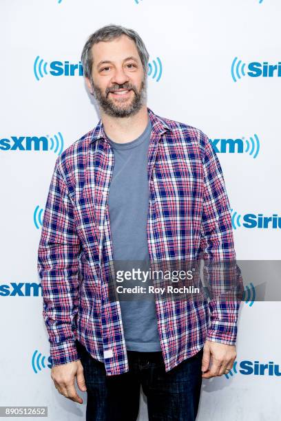 Judd Apatow visits SiriusXM at SiriusXM Studios on December 11, 2017 in New York City.