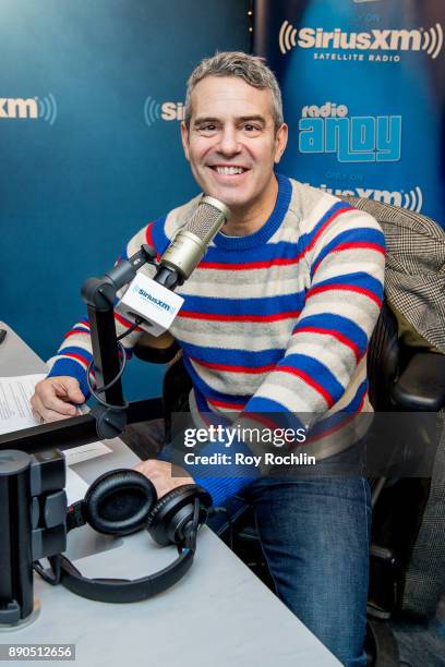 Andy Cohen Live" hosted by Andy Cohen on his exclusive SiriusXM channel Radio Andy at SiriusXM Studios on December 11, 2017 in New York City.