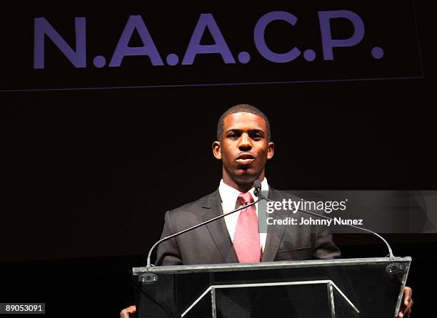 Chris Paul attends Legends & Legacy: A Salute To 100 Years of Change at Gotham Hall on July 15, 2009 in New York City.