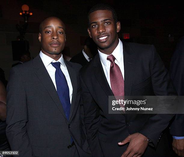 Adair Curtis and Chris Paul attend Legends & Legacy: A Salute To 100 Years of Change at Gotham Hall on July 15, 2009 in New York City.