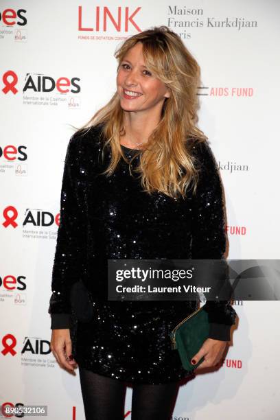 Designer Sarah Lavoine attends "Link for Aides" Charity Dinner at Pavillon Cambon Capucines on December 11, 2017 in Paris, France.