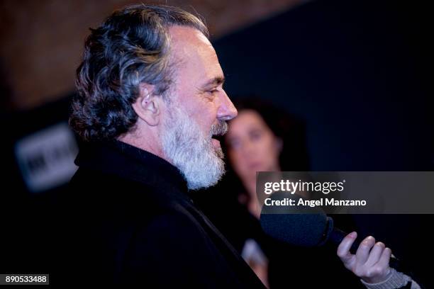 Actor Jose Coronado attends MIM series - Vivir Sin Permiso premier at Cineteca of Matadero on December 11, 2017 in Madrid, Spain.