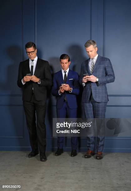 NBCUniversal Cable Entertainment Upfront at the Javits Center in New York City on Thursday, May 14, 2015" -- Pictured: Fredrik Eklund, Luis D. Ortiz,...