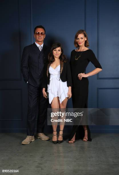 NBCUniversal Cable Entertainment Upfront at the Javits Center in New York City on Thursday, May 14, 2015" -- Pictured: Julian McMahon, Yael Stone,...