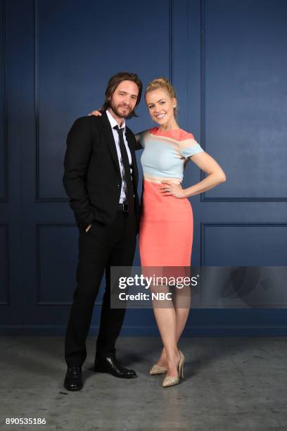 NBCUniversal Cable Entertainment Upfront at the Javits Center in New York City on Thursday, May 14, 2015" -- Pictured: Aaron Stanford, Amanda Schull...