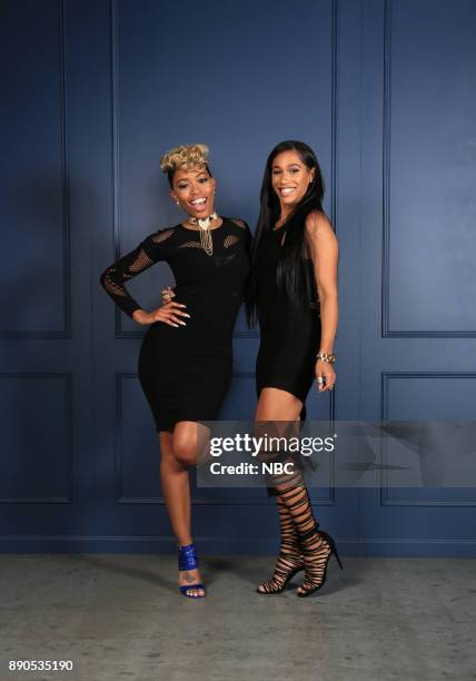 NBCUniversal Cable Entertainment Upfront at the Javits Center in New York City on Thursday, May 14, 2015" -- Pictured: Nyemiah Supreme, Bia Landrau --