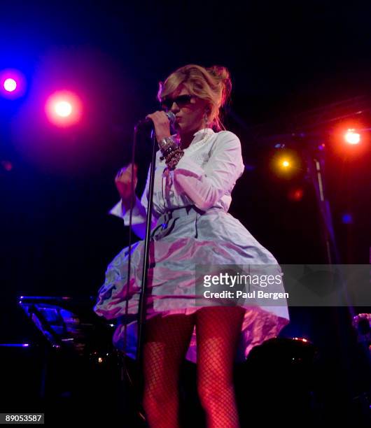 Jazz singer Melody Gardot performs on stage on the last day of the North Sea Jazz Festival on July 12, 2009 in Rotterdam, Netherlands.