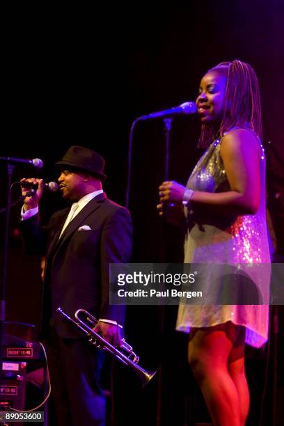 Jazz trumpet player Nicholas Payton performs on stage on the last day of the North Sea Jazz Festival on July 12, 2009 in Rotterdam, Netherlands.