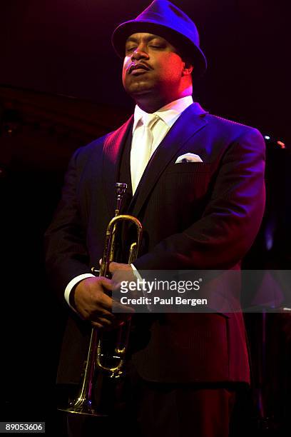 Jazz trumpet player Nicholas Payton performs on stage on the last day of the North Sea Jazz Festival on July 12, 2009 in Rotterdam, Netherlands.
