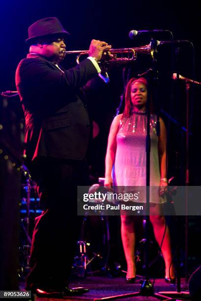 Jazz trumpet player Nicholas Payton performs on stage on the last day of the North Sea Jazz Festival on July 12, 2009 in Rotterdam, Netherlands.