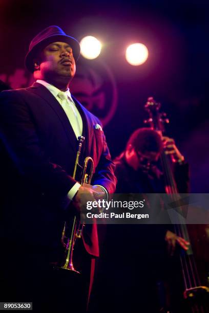 Jazz trumpet player Nicholas Payton performs on stage on the last day of the North Sea Jazz Festival on July 12, 2009 in Rotterdam, Netherlands.