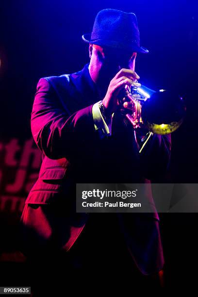 Jazz trumpet player Nicholas Payton performs on stage on the last day of the North Sea Jazz Festival on July 12, 2009 in Rotterdam, Netherlands.