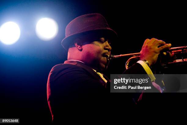 Jazz trumpet player Nicholas Payton performs on stage on the last day of the North Sea Jazz Festival on July 12, 2009 in Rotterdam, Netherlands.