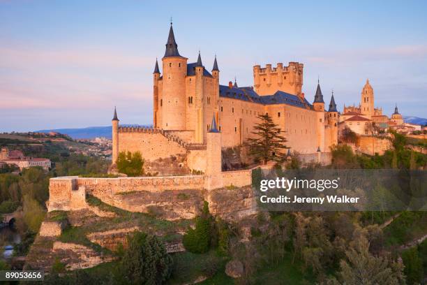 spain - castelo de alcázar imagens e fotografias de stock