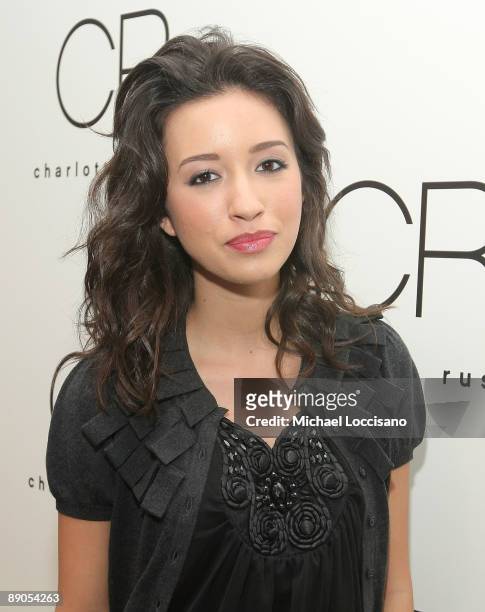 Actress Christian Serratos attends the Charlotte Russe Fall 2009 launch event at Openhouse Gallery on July 15, 2009 in New York City.
