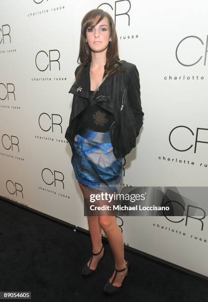 Ali Lohan attends the Charlotte Russe Fall 2009 launch event at Openhouse Gallery on July 15, 2009 in New York City.