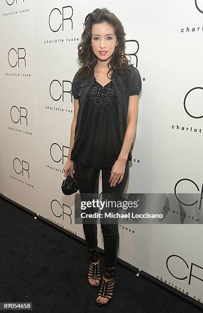 Actress Christian Serratos attends the Charlotte Russe Fall 2009 launch event at Openhouse Gallery on July 15, 2009 in New York City.