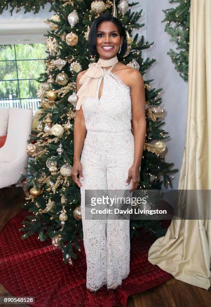 Actress Denise Boutte visits Hallmark's "Home & Family" at Universal Studios Hollywood on December 11, 2017 in Universal City, California.