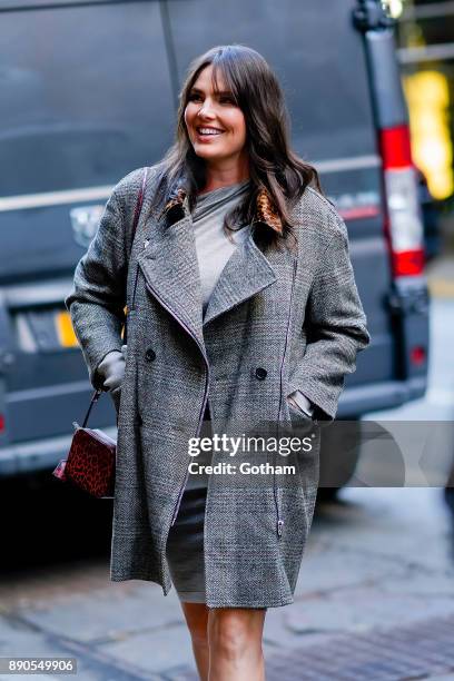 Candice Huffine is seen in Midtown on December 11, 2017 in New York City.