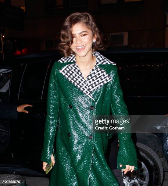 Zendaya heads back to her hotel on December 11, 2017 in New York City.