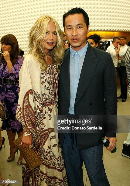 Stylist Rachel Zoe and Desinger Phillip Lim attend Vogue's 1 year anniversary party for 3.1 Phillip Lim's LA store held at 3.1 Phillip Lim on July...