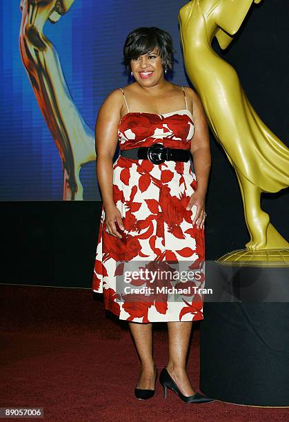 Actress Chandra Wilson poses during the nomination announcement for the 61st Primetime Emmy Awards held at the Academy of Television Arts & Sciences...